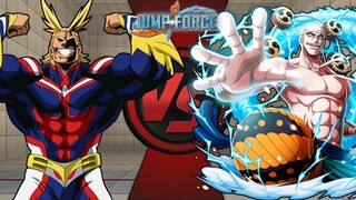 All Might Vs Enel Jump Force Mugen Battle