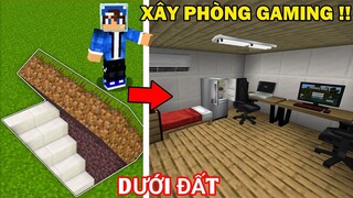 Mình Đã Xây Căn Phòng Gaming | DÀNH CHO VIỆC CHƠI GAME | Trong Minecraft..!!