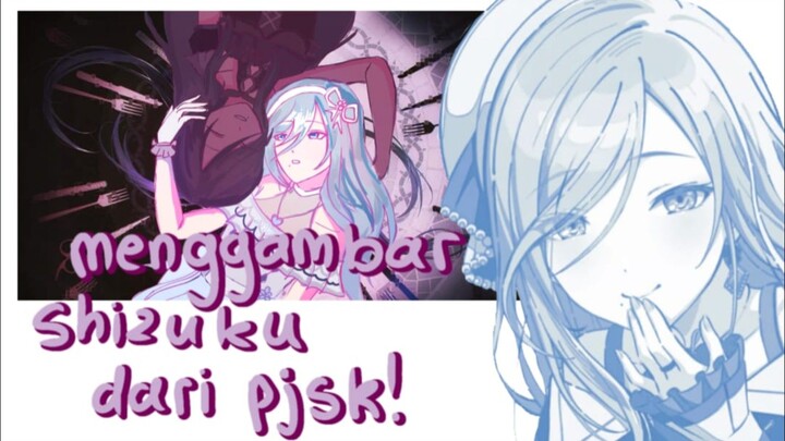 hasil gambaran aku! shizuku dari project sekai!! ^°^