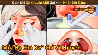 Nhím Cute Review gái xinh thích xỏ khuyên nhưng ở dơ phải nhận kết đắng || Review Giải Trí Đời Sống