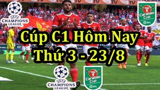 Lịch Thi Đấu Bóng Đá Hôm Nay 23/8 - Lượt Về Vòng Playoff Cúp C1 Châu Âu - Thông Tin Trận Đấu