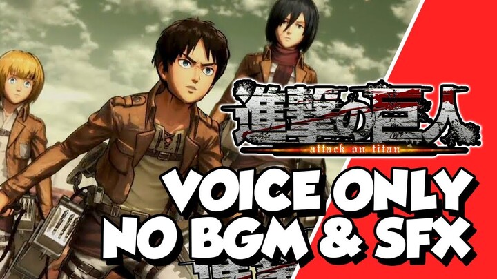 【DUB】VOICE ONLY - ATTACK ON TITAN (PS4) BAHASA INDONESIA