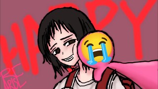Kirain anime happy ternyata... | Takopi no Genzai drawing timelapse