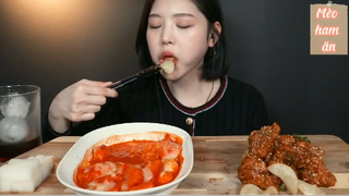Gà rán hạt tiêu và bánh gạo phô mai 5 #amthuc