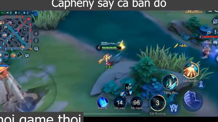 Capheny sấy cả bản đồ p3 #choigamethoi