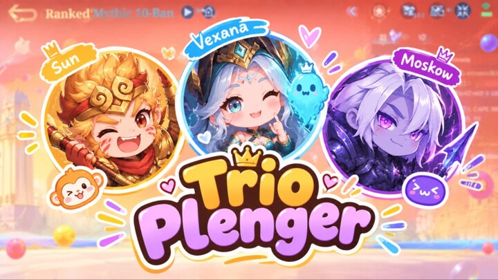 Keseruan bersama Trio plenger nya MLBB