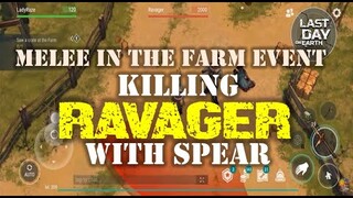 FARM EVENT|TUTORIAL- WALL TRICK N FARM| KILLING "RAVAGER w/ SPEAR"  - Last Day On Earth: Survival