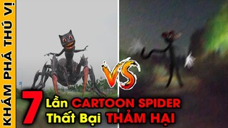 🔥Thót Tim Với 7 Lần Thất Bại THẢM HẠI Của CARTOON SPIDER Trong Thế Giới Quái Vật | Khám Phá Thú Vị