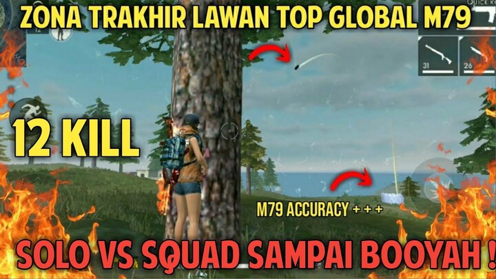 SETENGAH SERVER HABIS !PERJUANGAN SOLO VS SQUAD SAMPAI BOOYAH ! - FREE FIREE BATTLEGROUND