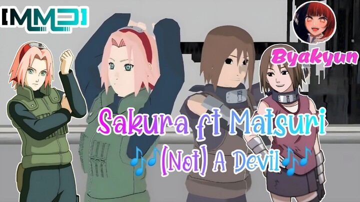 [MMD] Ketika Sakura duet dgn anak angkatnya Gaara | (Not) A Devil