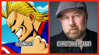 Characters and Voice Actors - MY HERO ONE'S JUSTICE 2 (English and Japanese)