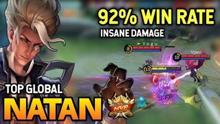 92% WIN RATE! NATAN BEST BUILD 2021 | TOP GLOBAL NATAN GAMEPLAY | MOBILE LEGENDS✓