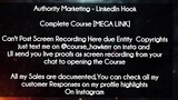 Authority Marketing course - LinkedIn Hook download