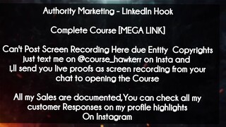 Authority Marketing course - LinkedIn Hook download