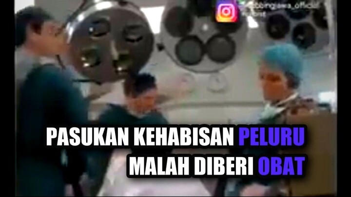 Pasukan Kehabisan Peluru Malah Diberi Obat