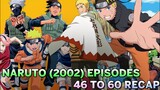 Naruto (2002) anime အပိုင်း (၄၆) မှ (၆၀)ထိ Recap