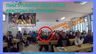 THAI STUDENTS FIRST reaction to TNT boys- Bang Bang performance