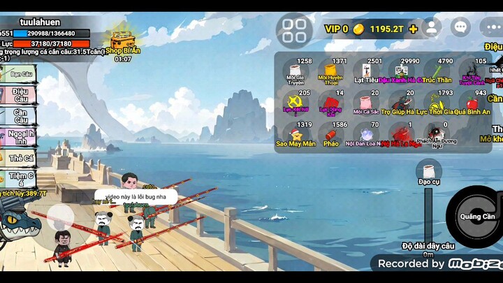bug câu cá đầu bò trong câu cá vạn cân#BuildaGame#钓魂#34232475