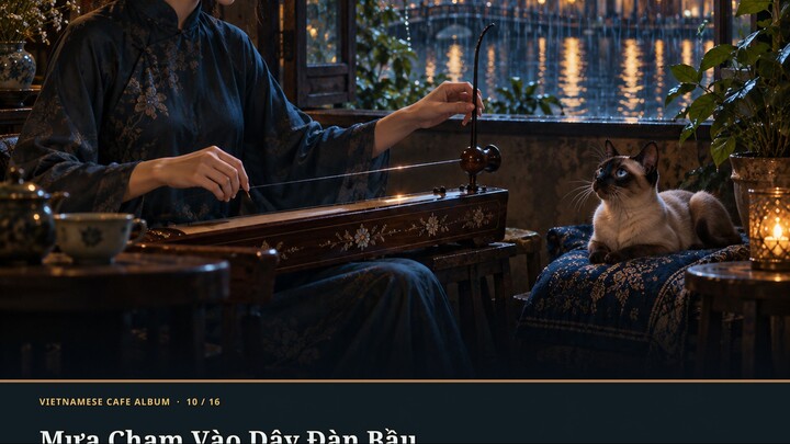 Caturday Đặc Biệt, Quán Cà Phê Mèo Xiêm - Mưa Chạm Vào Dây Đàn Bầu
