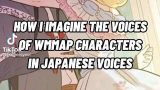 WMMAP Characters in Japanese Voices