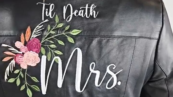 Custom Bride Leather Jacket | Personalized Wedding Jacket | Jonny N Guys
