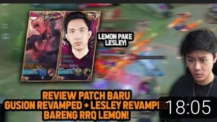 GUSION REVAMPED JADI OP BANGET + LESLEY REVAMPED BARENG RRQ LEMON ! - Mobile Legends