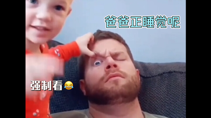 Dads completely at the mercy of their little ones 😂