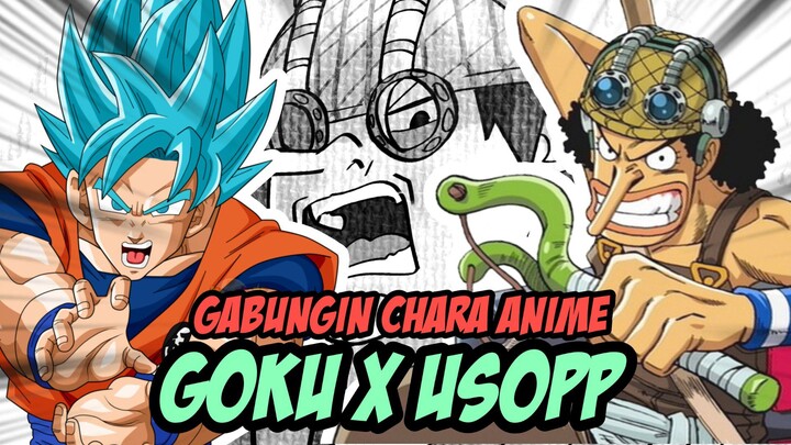 KAMEHAMEHAA!!! Perjalanan Usopp Mencari Dragon Ball!!? [Speed Draw] One Piece X Dragon Ball