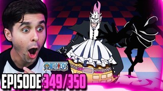 "HE'S STEALING LUFFY'S SHADOW!!!!" One Piece Ep. 349,350 Live Reaction!