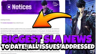BREAKING NEWS!!! MUST SEE NOTICE! EVERYTHING BEING ADDRESSED! [Solo Leveling: Arise]