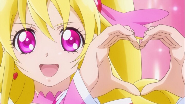 【4K】【Heartbeat! Pretty Cure】CureHeart Transformation Scene