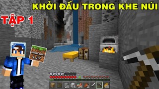 TẬP 1 | Sinh Tồn Minecraft Pe 1.17 | Khởi Đầu Mới Trong Khe Núi..!!!
