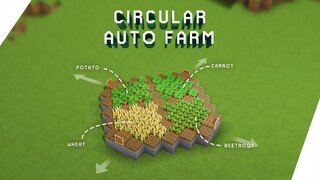 Cara Membuat Circular Auto Farm - Minecraft Tutorial Indonesia