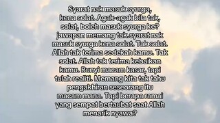 Masuk Syurga Mudah Kalau Ikut Perintah Allah SWT