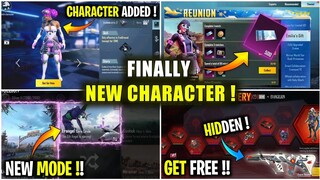 2.0 UPDATE 😱 FINALLY NEW  CHARACTER ADDED / GET FREE 1200 CHARACTER VOUCHERS EVENT IN BGMI & PUBG !