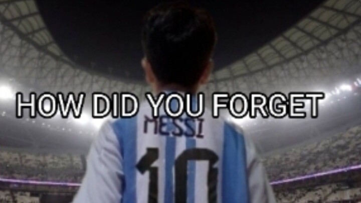 HOW DID YOU FORGET ME?!