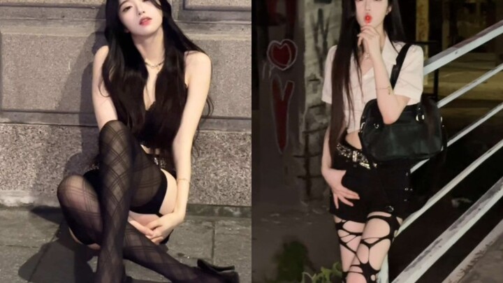 [No.17: Pink Young Lady] Korean-style royal sister style, suspender stockings! ——"Collecting the mos