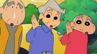 Crayon Shin-chan: Shin-chan and his best friend meet their older selves and learn that their childho