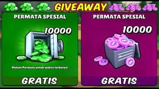 GIVEAWAY 10.000 GEMS DAN STUMBLE TOKEN GRATIS! BURUAN SEBELUM KEHABISAN - Stumble Guys