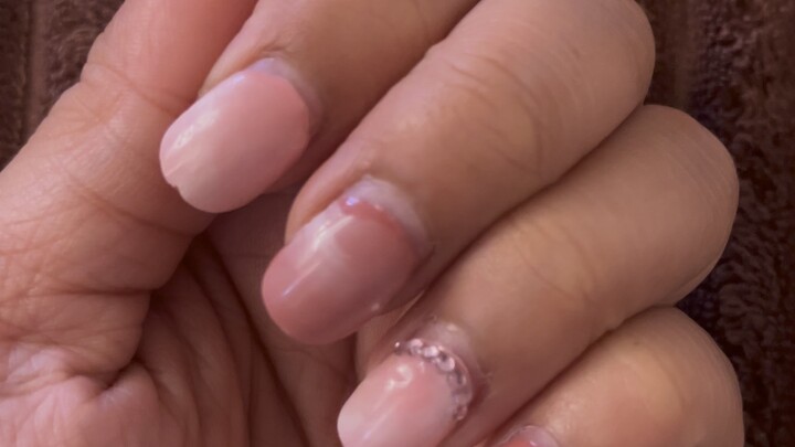 1 month old nails still intact