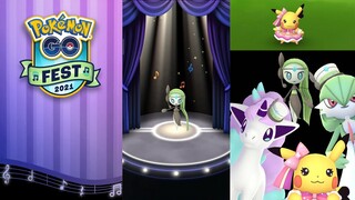 Meloetta The Melody Pokemon with Pikachu Pop Star | Pokemon Go Fest 2021 Special Research Story