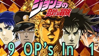 [AMV]Mashup of All JOJO Openings