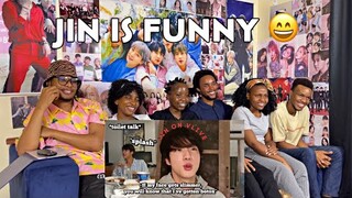 showing our friends (Newbies) jin being iconic on vlive