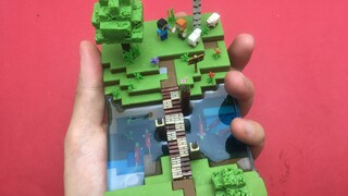 Gốm mềm phục hồi cảnh quan thiên nhiên của Minecraft