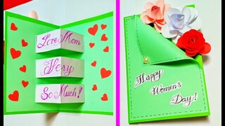 Làm thiệp tặng mẹ ngày 20/10 || DIY Mothers Day Card