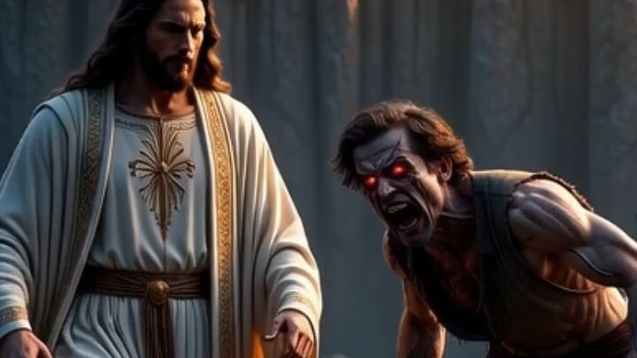 JESUS vs LEGIÃO DE DEMÔNIOS