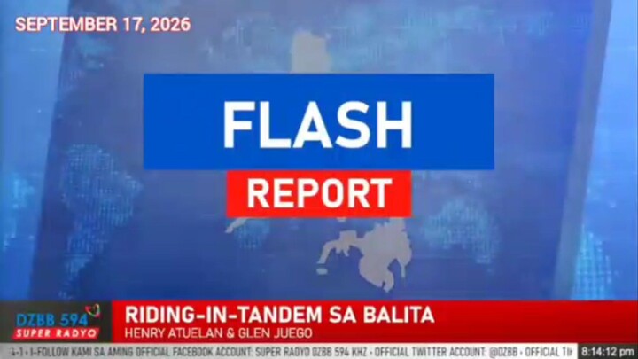 SUPER RADYO DZBB: RIDING-IN-TANDEM SA BALITA (SEPTEMBER 17, 2026)
