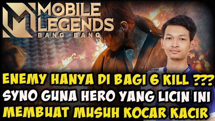 ENEMY AUTO TERDIAM MELAWN HERO LICIN INI DI TANGAN SYNO !! Mobile Legends: Bang Bang