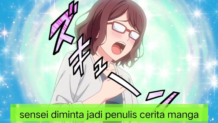 #KompetisiKreasiUnggahan3 , ketika sensei diminta buat jadi penulis manga muridnya