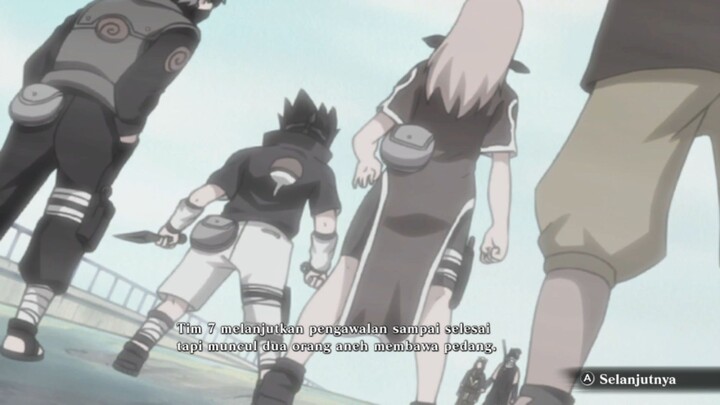 Tim Naruto Menjalankan Misi! Melawan Zabuza Dan Haku!